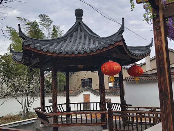 筒瓦涼亭實例